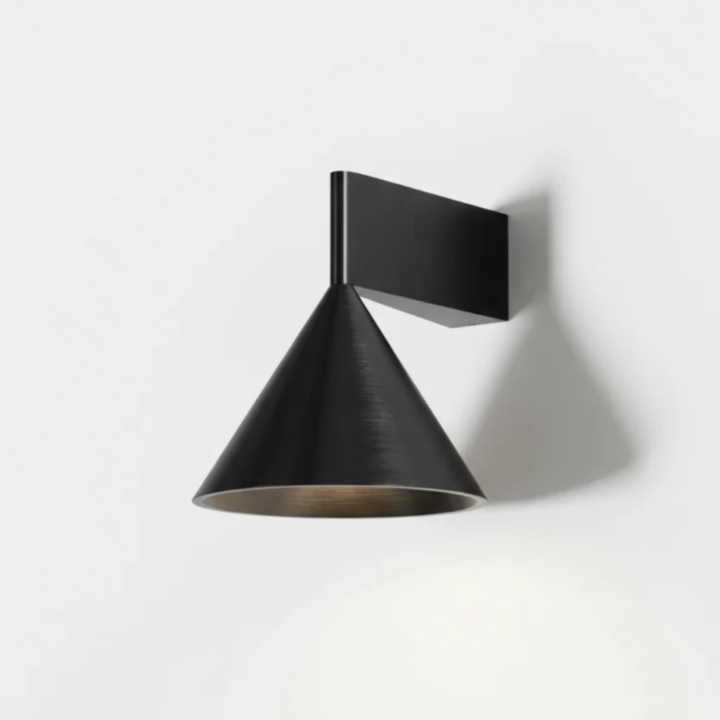 Sora Industrial Aluminium Conical Wall Sconce
