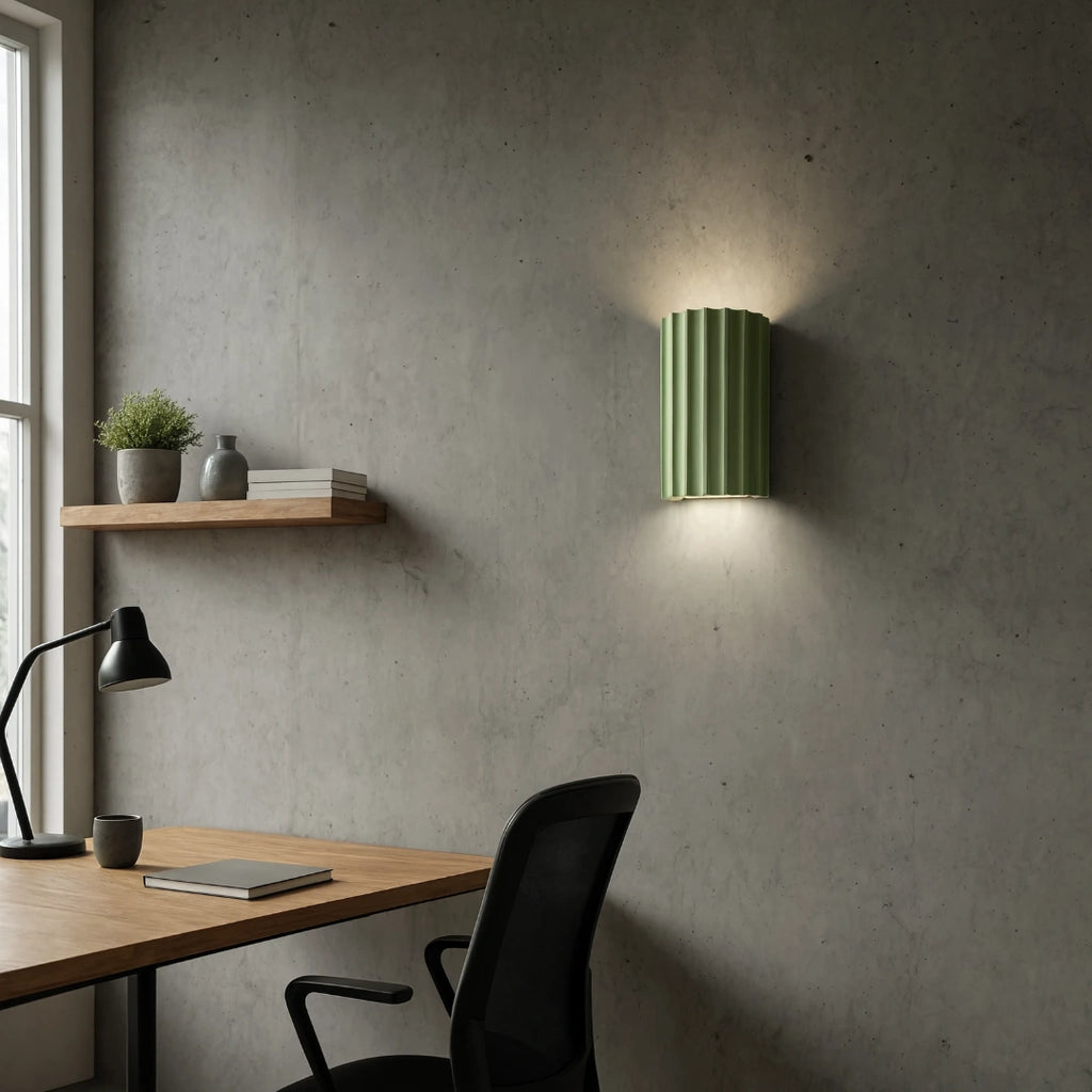 Stria Modern Resin Textured Wall Light